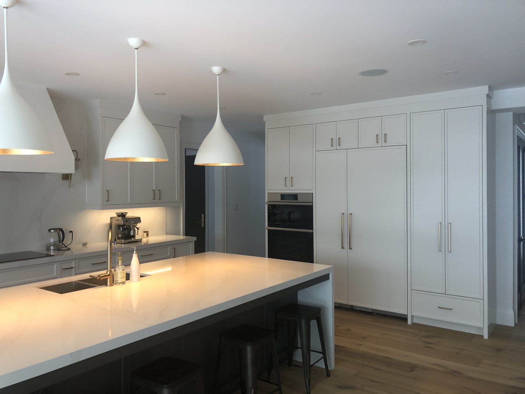 Finished basement by Hadley-Irvine