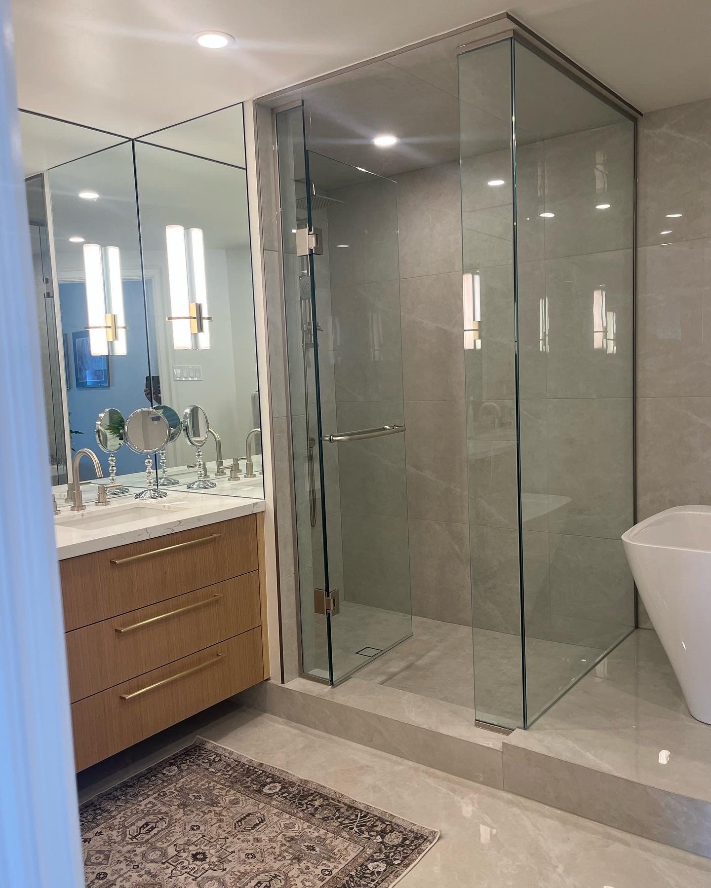 Bathroom renovation by Hadley-Irvine