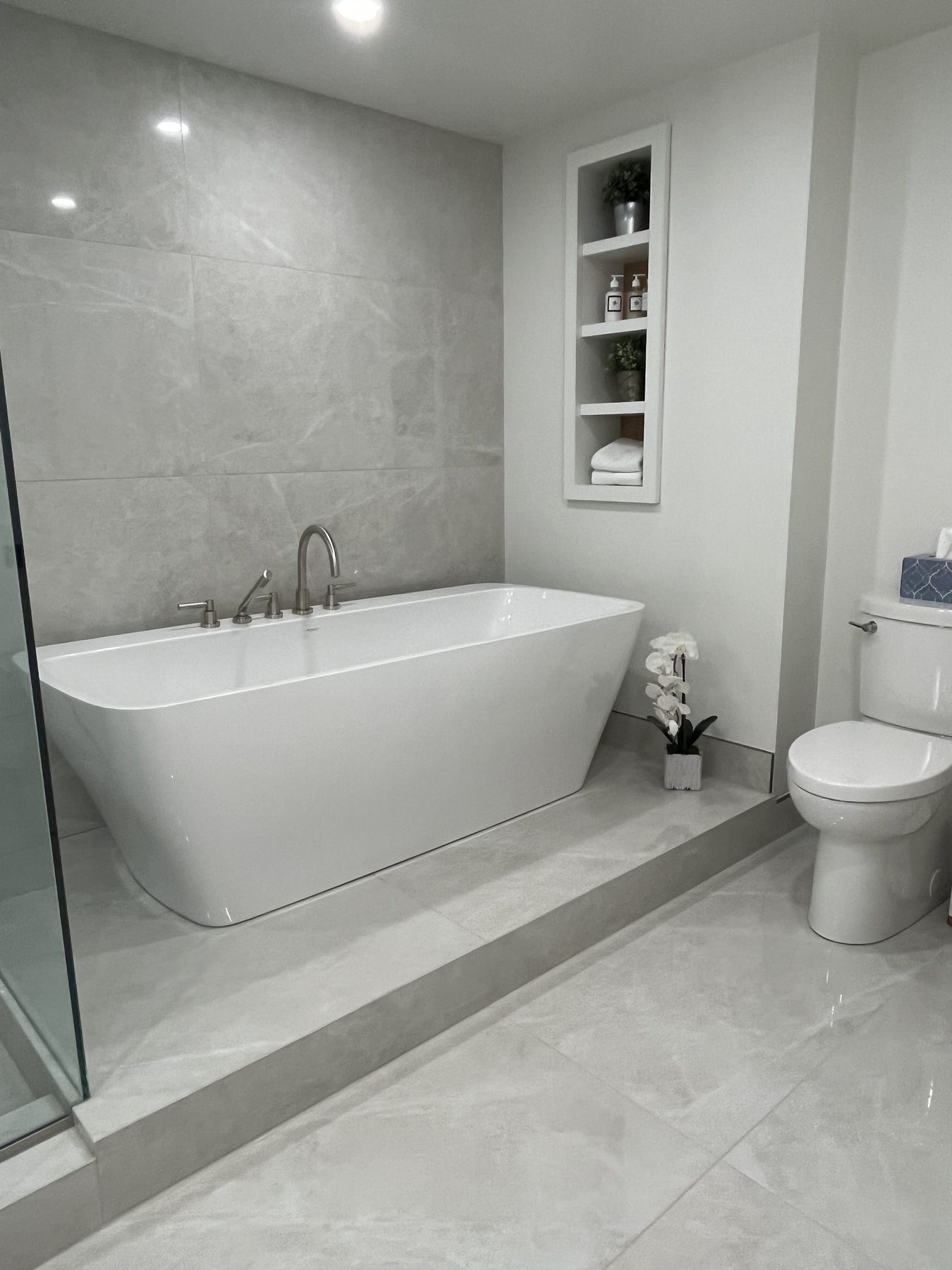 Bathroom renovation by Hadley-Irvine