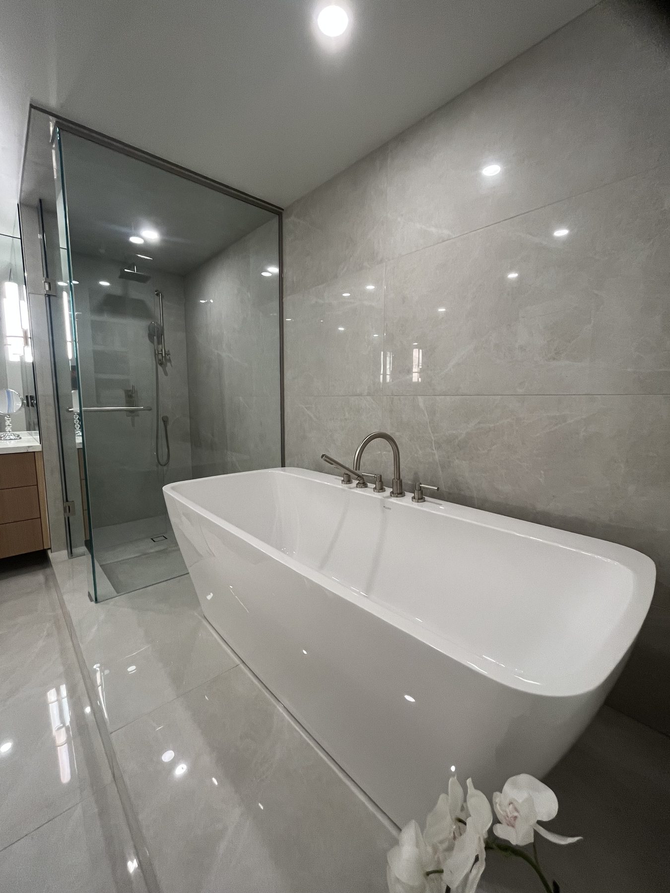 Bathroom renovation by Hadley-Irvine