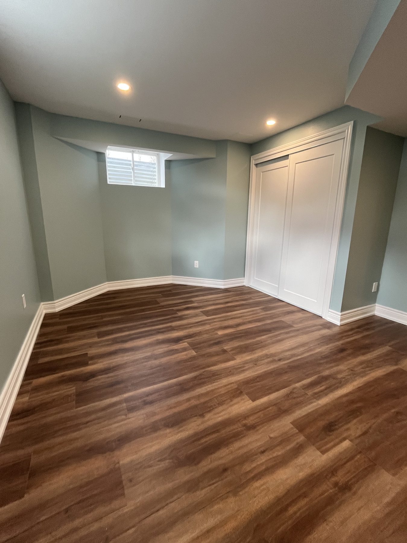 Finished basement by Hadley-Irvine
