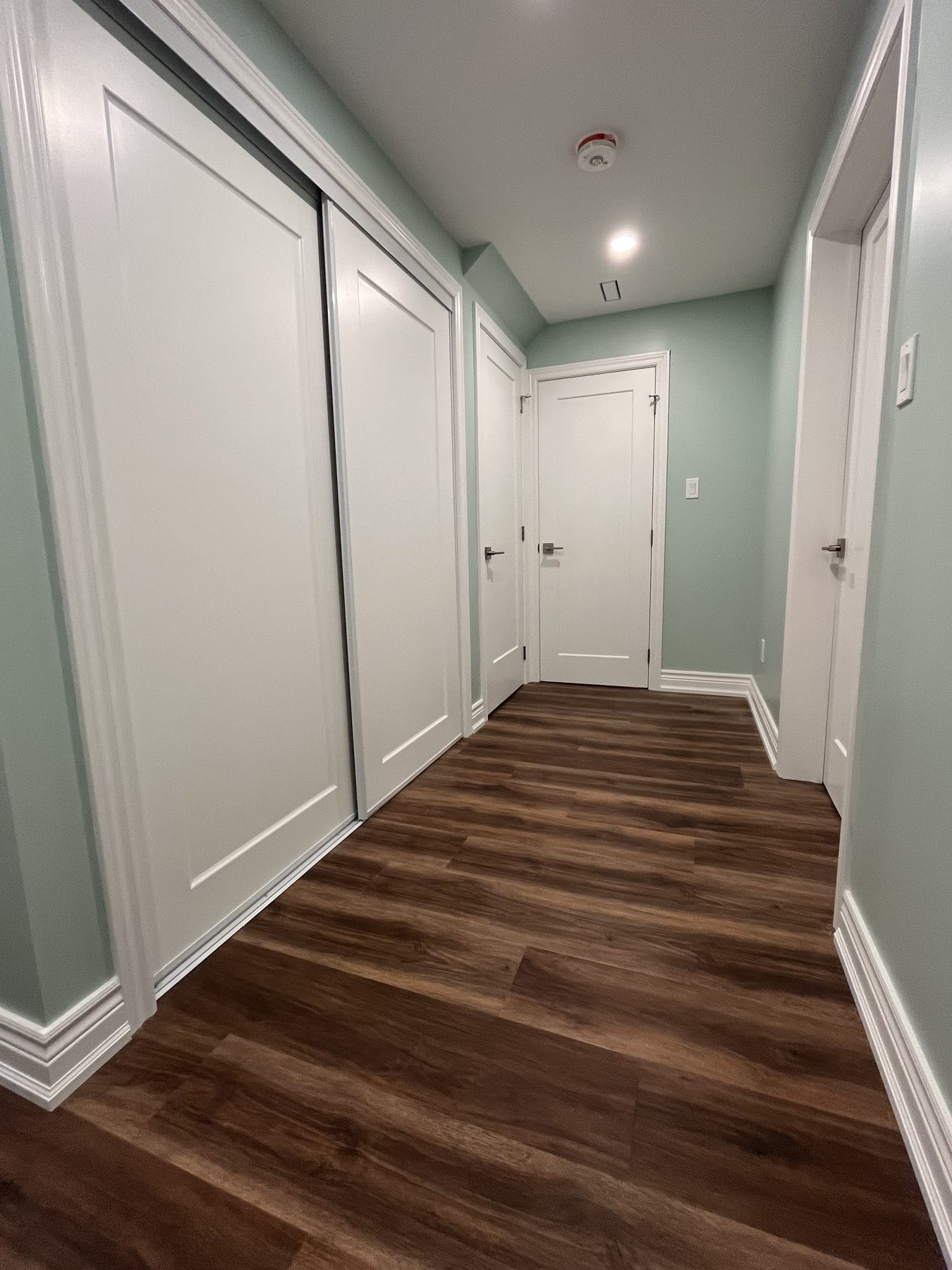 Finished basement by Hadley-Irvine