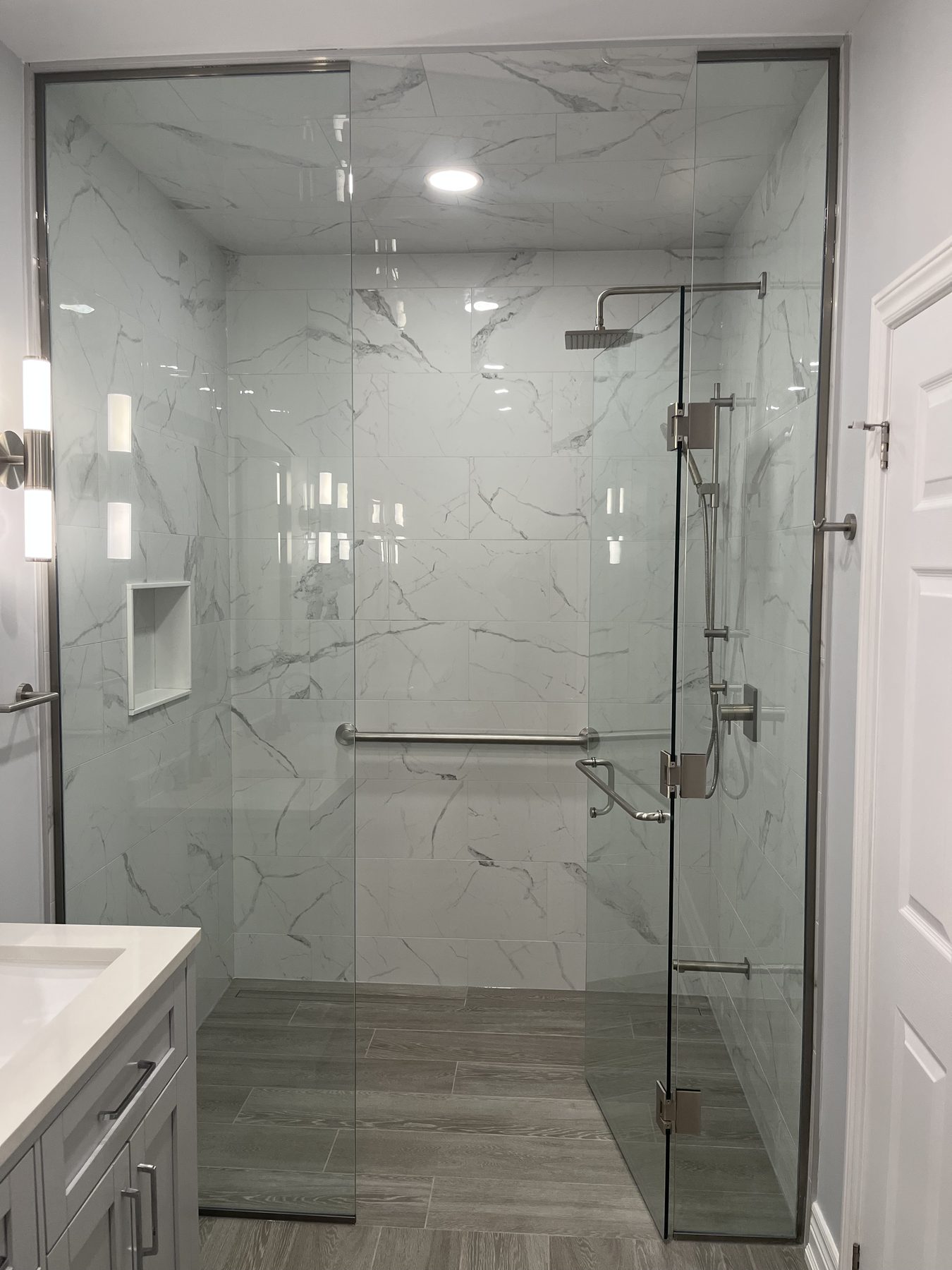 Bathroom renovation by Hadley-Irvine