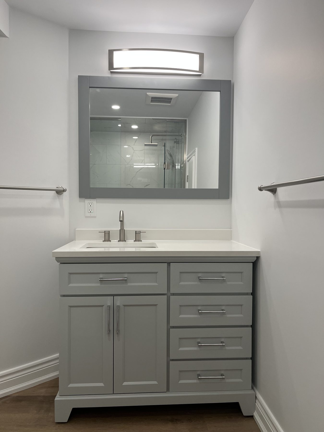Bathroom renovation by Hadley-Irvine
